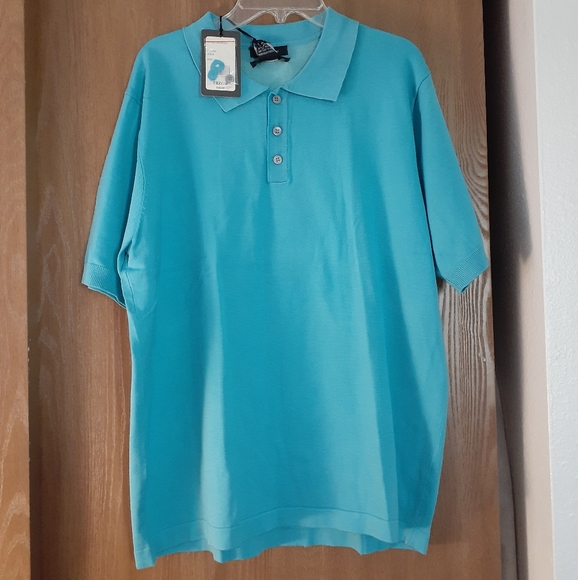 Cezani Other - NWT Cezani Silk Mens Collared Polo Shirt